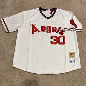 Nolan Ryan California Angels Jersey Mens XL NWT 1973 Home Cream